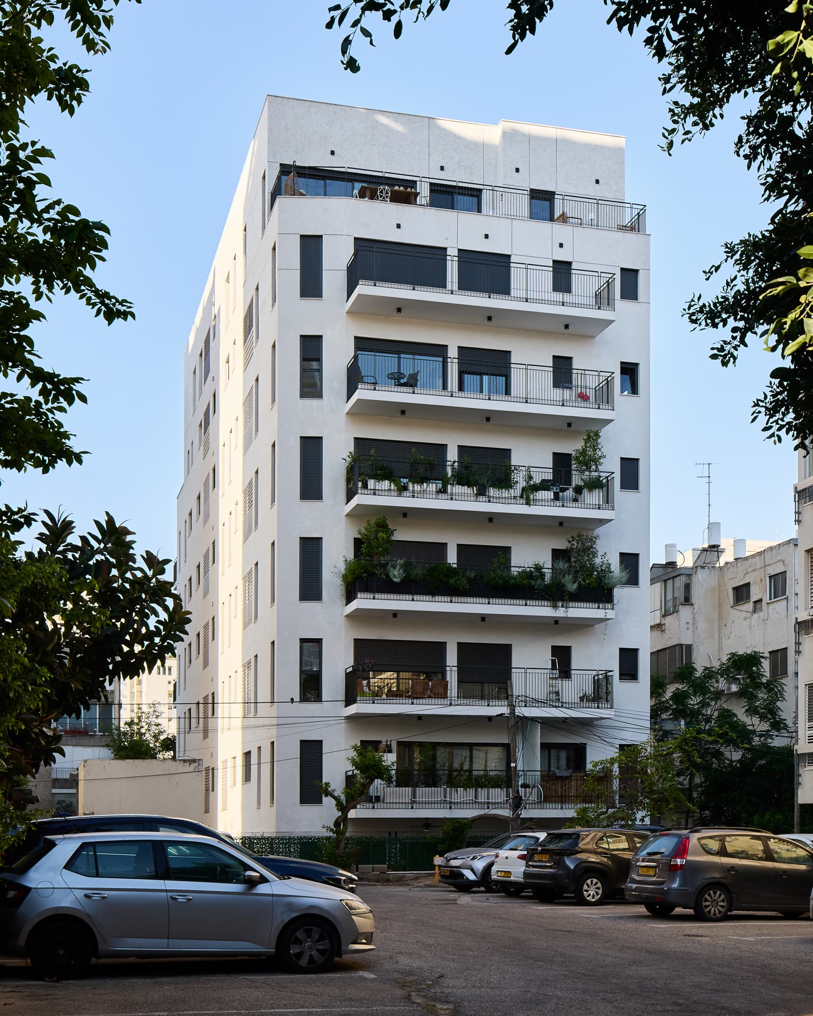 בארי 19 ממבט הרחוב והצמחייה