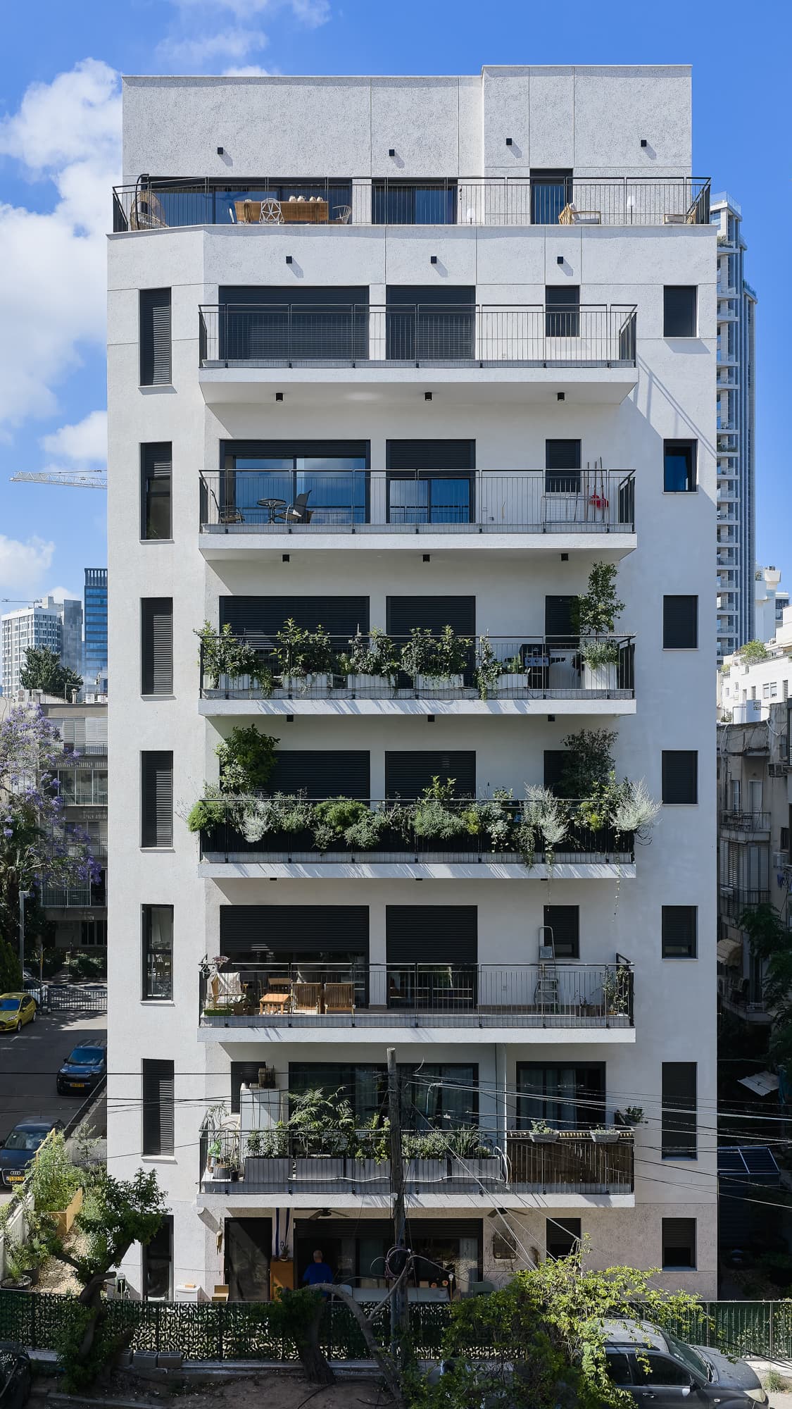 Détail de l'immeuble Beeri 19